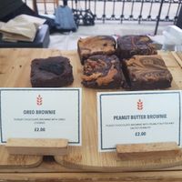 Brownies at Grain & Goodness in Tynemouth