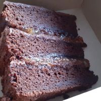 Chocolate orange cake at Grain & Goodness in Tynemouth