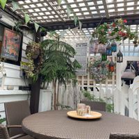 Interior at Sara's Tea Garden in Leigh-on-sea