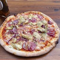 Vegan Ortolana w/o Olives at Oregano Pizza Imbiss in Berlin