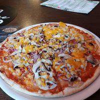 vegan pizza - medium size at RedBus.LV in Jurmala