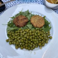 Falafel with peas   at Kamene Price in Bale