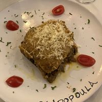 Vegan moussaka  at Dama Seaside Restaurant in Rhodes