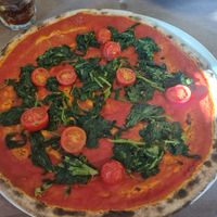 Pizza made with ingredients requested by me 😀 at Risoamaro in Mariano Comense
