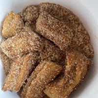 Moritos (Vegan Mini Churros) Con Azúcar y Canela (Sugar and Cinnamon) 🤪   at Churreria El Moro - Oceania in Mexico City