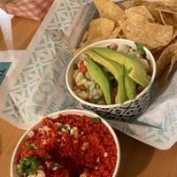 Mexican corn and cauli ceviche   at Tacotarian in San Diego