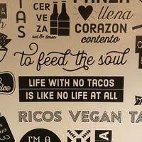 Fun decor   at Tacotarian in San Diego