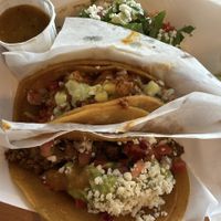 I would’ve liked an actual plate, not disposable.  at Tacotarian in San Diego