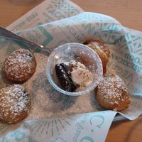 Deep fried oreos at Tacotarian in San Diego