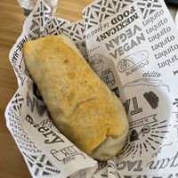 Cali burrito -no side   at Tacotarian in San Diego