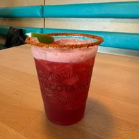 hibiscus margarita  at Tacotarian in San Diego