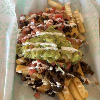 Asada Fries  at Tacotarian in San Diego