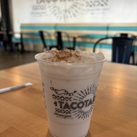 Horchata  at Tacotarian in San Diego