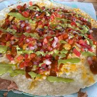 Mexican Pizza - delicious! Limited time only. Sept and Oct 2024. at Tacotarian in San Diego