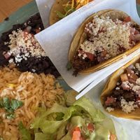 Taco Platterrs  at Tacotarian in San Diego
