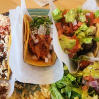 Soyrizo, Jackfruit & Veggie tacos at Tacotarian in San Diego