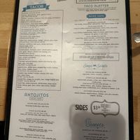 Food menu #Veganuary at Tacotarian in San Diego