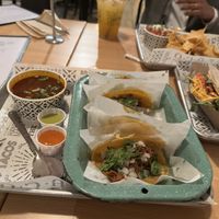 Nachos and cocktails #Veganuary at Tacotarian in San Diego