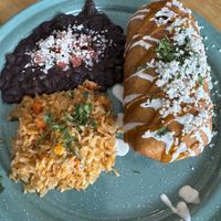 Chimichanga May/June special 😋  at Tacotarian in San Diego