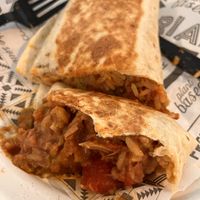 Burrito with Barbacoa   at Tacotarian in San Diego