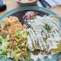 Enchiladas verdes  at Tacotarian in San Diego