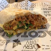 Cali burrito  at Tacotarian in San Diego