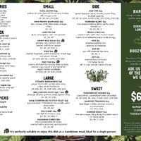 Menu  at BANG BANG in Mordialloc