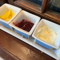 Lemon curd  at The Library At County Hall in South East London