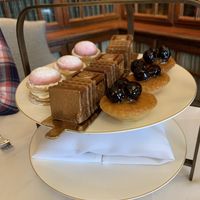 vegan tea pastries  at The Library At County Hall in South East London