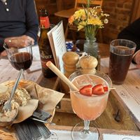 Starter and drink!  at Stary Młyn in Wroclaw