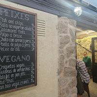 Right on the outside wall! at A Batea in Portonovo