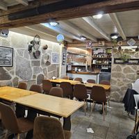 Inside atthe end of the night. It's acty quite busy. at A Batea in Portonovo