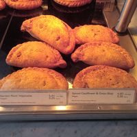 Vegan Pasties at The Cornish Bakery in Keswick