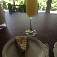 Mocha Cheesecake and Mimosa at Pianta at the New Deal Cafe in Greenbelt