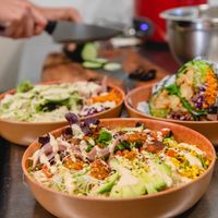 Chop chop! at Plant Based Paradise - Kaimuki in Honolulu