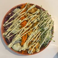 Buffalo cauliflower bowl at Plant Based Paradise - Kaimuki in Honolulu