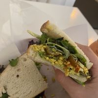 Big breakfast sandwich   at Plant Based Paradise - Kaimuki in Honolulu