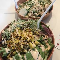 Breakfast bowl and tofu poke bowl 😋  at Plant Based Paradise - Kaimuki in Honolulu