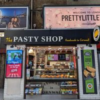 The shop inside charing cross station at The Pasty Shop in London