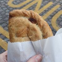 Veggie pasty at The Pasty Shop in London
