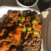 Vegan meatloaf  at Sweet and Natural in Mount Rainier