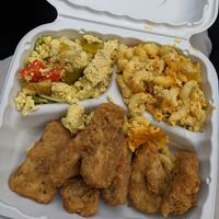 Some of the best vegan chicken I've ever tasted!! at Sweet and Natural in Mount Rainier