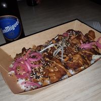 Chicken run (with pb chicken) at Smok Mok - Food Stall in Madrid