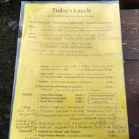 Menu at Willow Vegetarian Garden Restaurant in Totnes