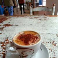 Cappuccino oat at Cafe Artysana in Valencia