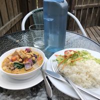 Curry tofu 9€  at Kahvila Palmu in Nastola