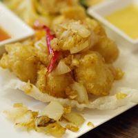 Fried tofu at Sen Viet Vegan in Edinburgh