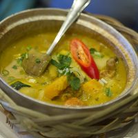 Curry at Sen Viet Vegan in Edinburgh