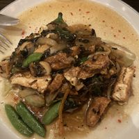 Grilled aubergine dish  at Non Viet Vegan in Edinburgh