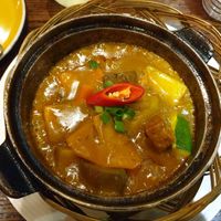 Tofu coconut curry at Non Viet Vegan in Edinburgh